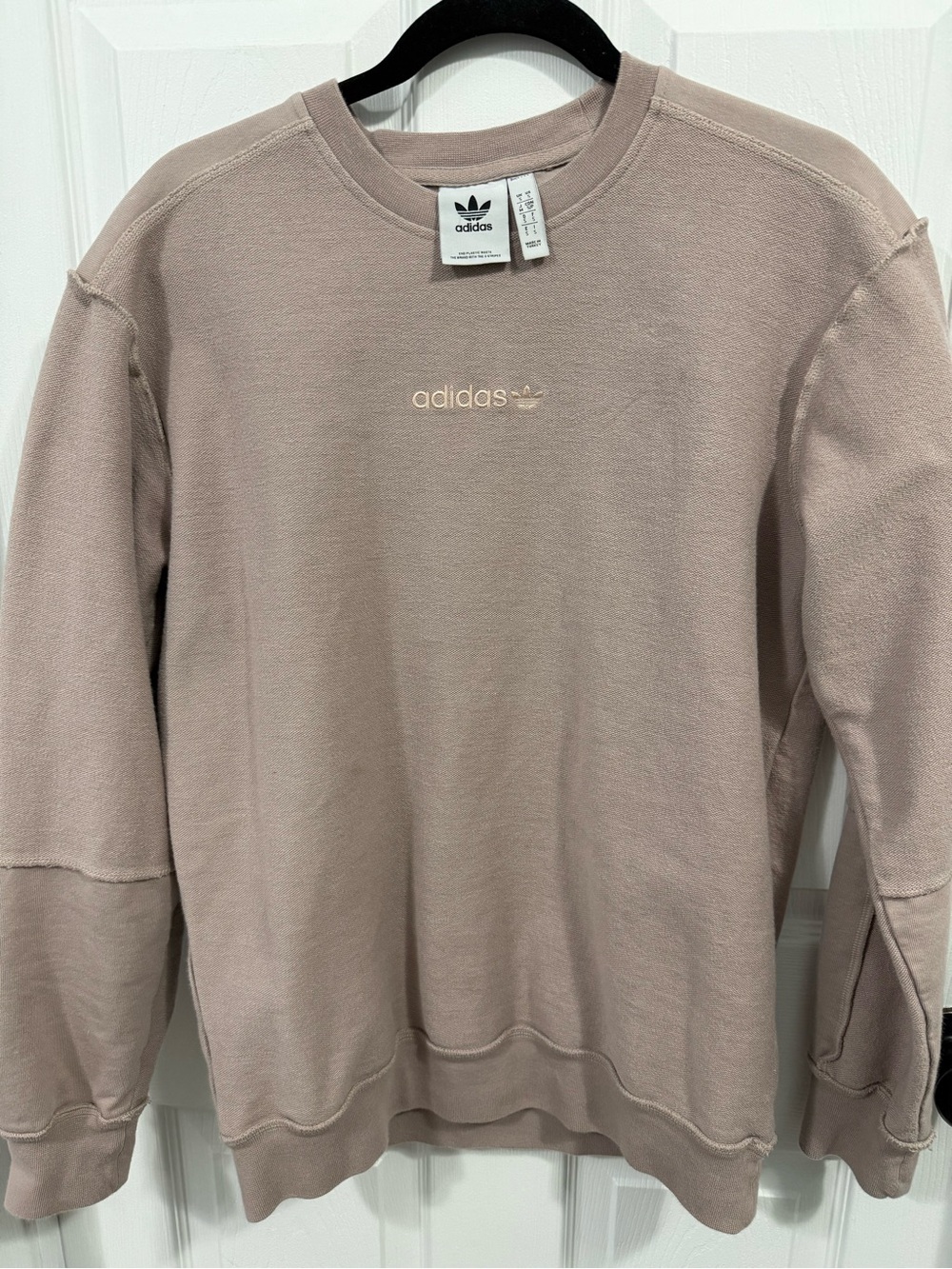 adidas Men's Crewneck Sweatshirt in Dusty Mauve